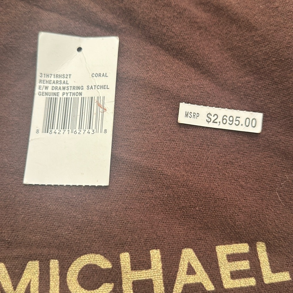 Michael Kors drawstring satchel